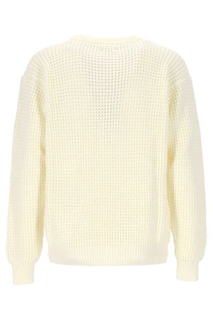 Maglione in misto cotone bianco sporco FAMILY FIRST | SWF2508WHITE